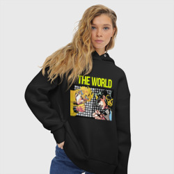 Женское худи Oversize хлопок JoJo the world - фото 2