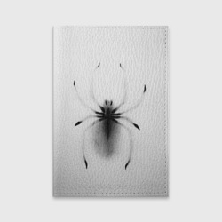 Обложка для паспорта матовая кожа Взгляд снизу паук