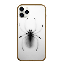 Чехол для iPhone 11 Pro матовый Взгляд снизу паук