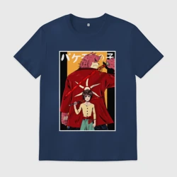 Мужская футболка хлопок Kumatetsu and Ren art