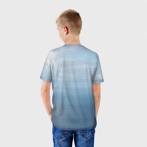 Детская футболка 3D Крымское море, цвет 3D печать - фото 4