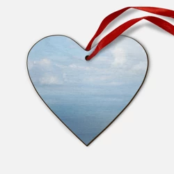 Деревянная игрушка Сердце Крымское море