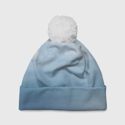 Шапка 3D c помпоном Крымское море