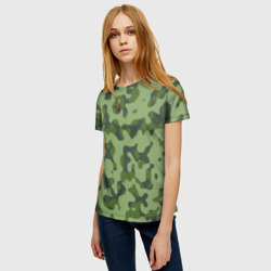 Женская футболка 3D Камуфляж ВСР-93 Флора - Арбуз - фото 2