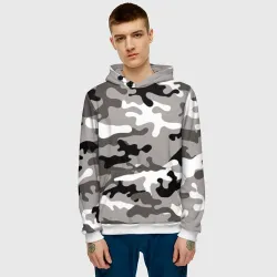 Мужская толстовка 3D Камуфляж Urban крупный - фото 3