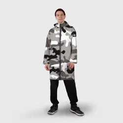Дождевик унисекс 3D Камуфляж Urban крупный - фото 3