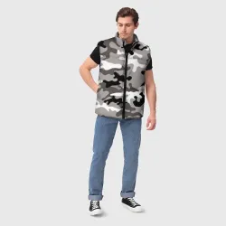 Мужской жилет утепленный 3D Камуфляж Urban крупный - фото 5
