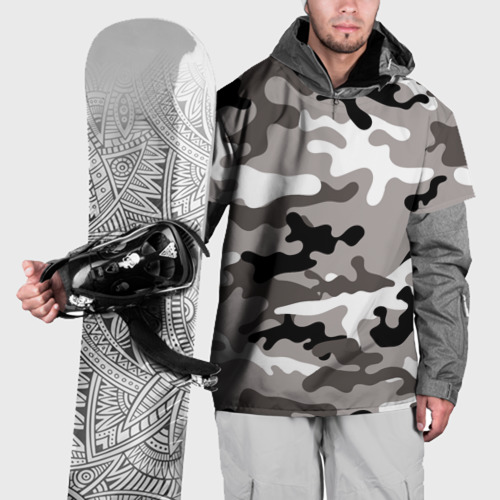 Накидка на куртку 3D Камуфляж Urban крупный, цвет 3D печать