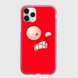 Чехол для iPhone 11 Pro матовый Plants vs Zombies - Перчик