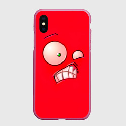 Чехол для iPhone XS Max матовый Plants vs Zombies - Перчик