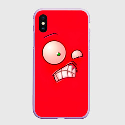 Чехол для iPhone XS Max матовый Plants vs Zombies - Перчик
