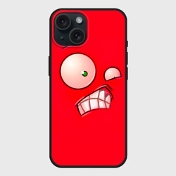 Чехол силиконовый для Apple iPhone 15 матовый Plants vs Zombies - Перчик