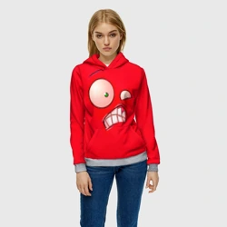 Женская толстовка 3D Plants vs Zombies - Перчик - фото 2