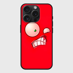 Чехол силиконовый для Apple iPhone 15 Pro матовый Plants vs Zombies - Перчик