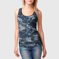 Женская майка 3D Камуфляж Росгвардия цифра - фото 2