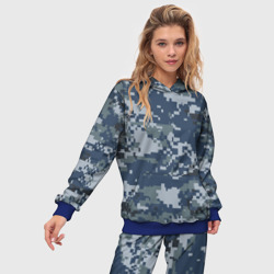 Женский костюм с толстовкой 3D Камуфляж Росгвардия цифра - фото 2