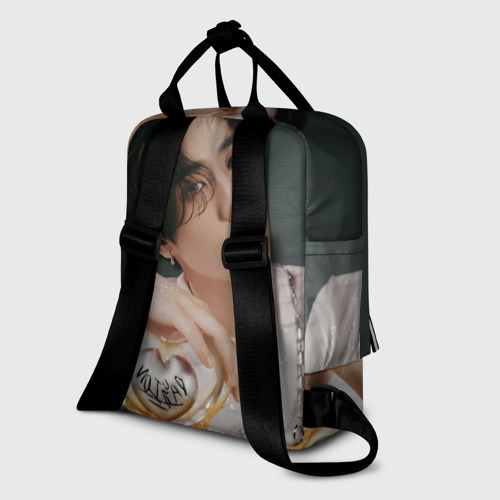 Женский рюкзак 3D с принтом Maxident Han, вид сзади #1
