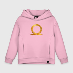 Детское худи Oversize хлопок Golden logo GoW Ragnarok