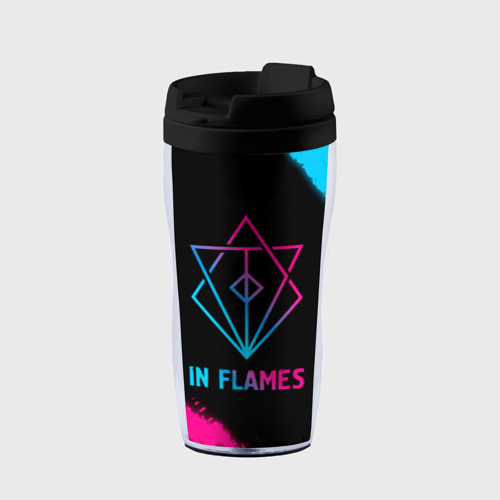 Термокружка-непроливайка In Flames - neon gradient