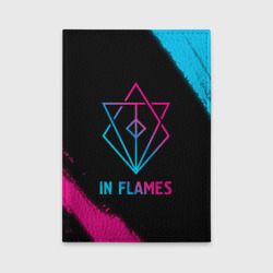 Обложка для автодокументов In Flames - neon gradient