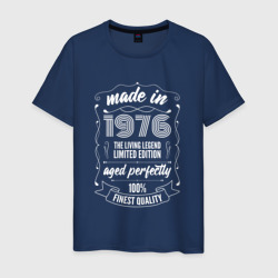 Made in 1976 retro old school – Мужская футболка хлопок с принтом купить со скидкой в -20%