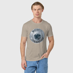 Мужская футболка хлопок Buick Wildcat - logotype - фото 2