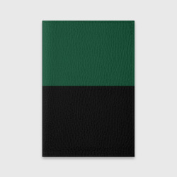 Обложка для паспорта матовая кожа Серьёзный Зелёный