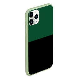Чехол для iPhone 11 Pro Max матовый Серьёзный Зелёный - фото 2