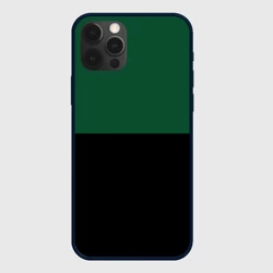 Чехол для iPhone 12 Pro Серьёзный Зелёный