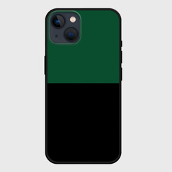 Чехол для iPhone 14 Серьёзный Зелёный