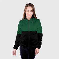 Женская куртка 3D Серьёзный Зелёный - фото 2
