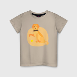 Детская футболка хлопок Лабрадор красивый
