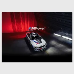 Поздравительная открытка BMW M4 GT4 - motorsport