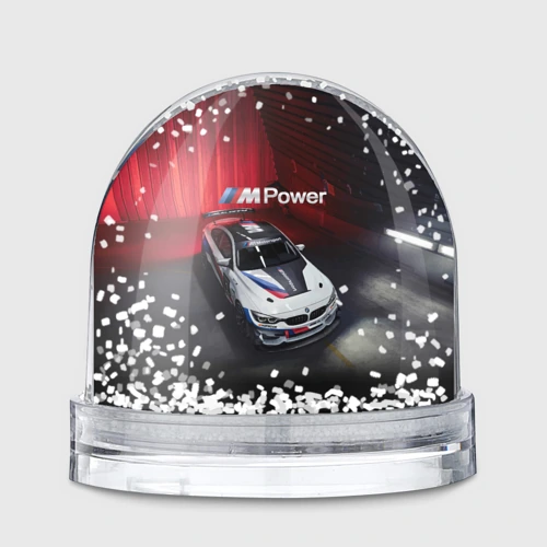Игрушка Снежный шар BMW M4 GT4 - motorsport