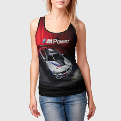 Женская майка 3D BMW M4 GT4 - motorsport - фото 2