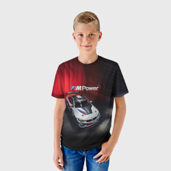 Детская футболка 3D BMW M4 GT4 - motorsport - фото 2
