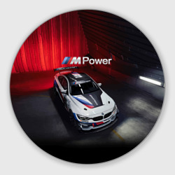 Круглый коврик для мышки BMW M4 GT4 - motorsport