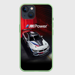 Чехол для iPhone 14 BMW M4 GT4 - motorsport