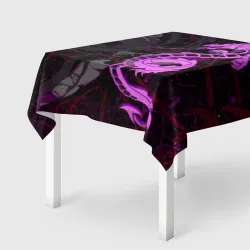 Скатерть 3D Неоновый дракон purple dragon