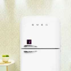 Магнит виниловый Квадрат Неоновый дракон purple dragon - фото 2