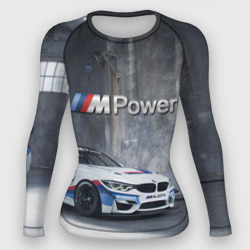 Женский рашгард 3D BMW M4 GT4 - racing team - motorsport