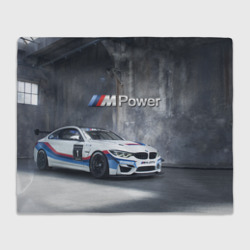 Плед 3D BMW M4 GT4 - racing team - motorsport