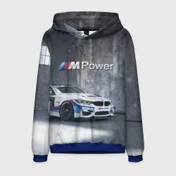 Мужская толстовка 3D BMW M4 GT4 - racing team - motorsport