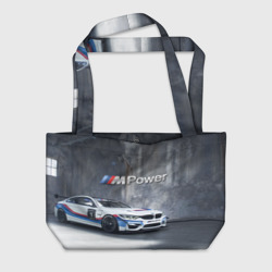 Пляжная сумка 3D BMW M4 GT4 - racing team - motorsport