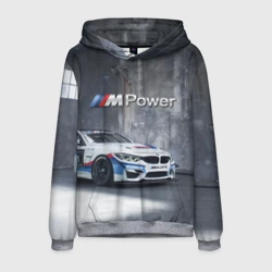 Мужская толстовка 3D BMW M4 GT4 - racing team - motorsport