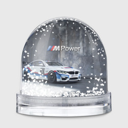 Игрушка Снежный шар BMW M4 GT4 - racing team - motorsport