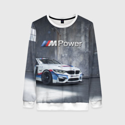 Женский свитшот 3D BMW M4 GT4 - racing team - motorsport