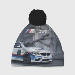 Шапка 3D c помпоном BMW M4 GT4 - racing team - motorsport