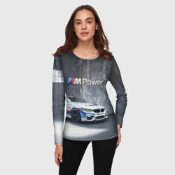 Женский лонгслив 3D BMW M4 GT4 - racing team - motorsport - фото 2