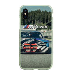 Чехол для iPhone XS Max матовый BMW M Power - Motorsport - Racing team